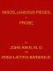 [Gutenberg 48056] • Miscellaneous Pieces, in Prose